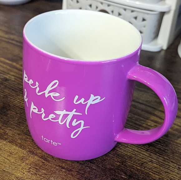 Tarte Cosmetics Perk Up & Pretty Coffee Mug Like New! - Picture 7 of 10
